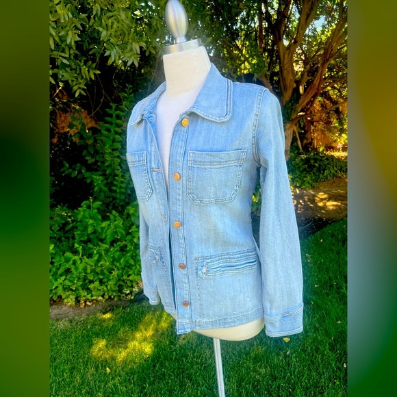 Maurices Light Blue Jean 🧥 jacket - Picture 2 of 6
